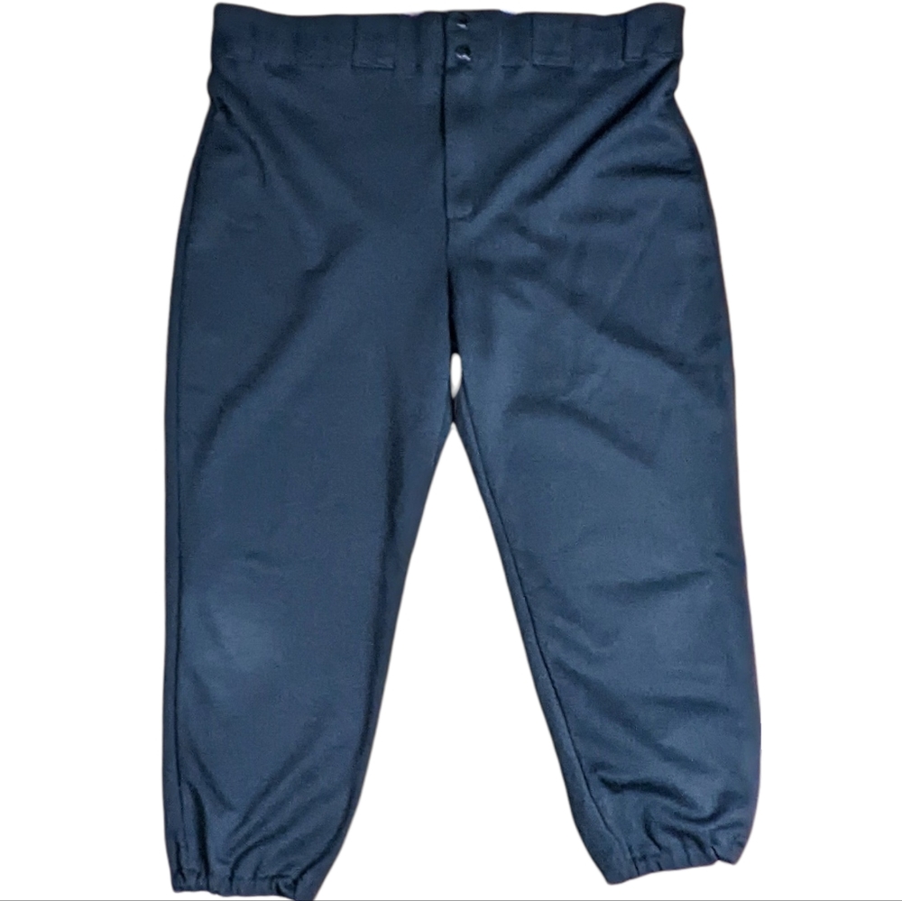 Vintage Bike Brand Stretch Joggers Workout Black Stretch Pants Size XL - Picture 3 of 9